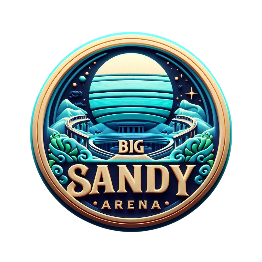 bigsandyarena.com Logo with Icon